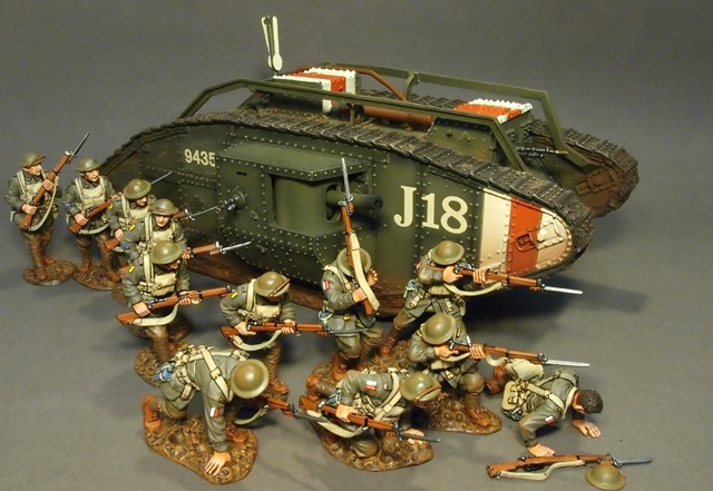 John Jenkins Designs Soldiers GWF-01B The Great War French Infantry Tank Rider 